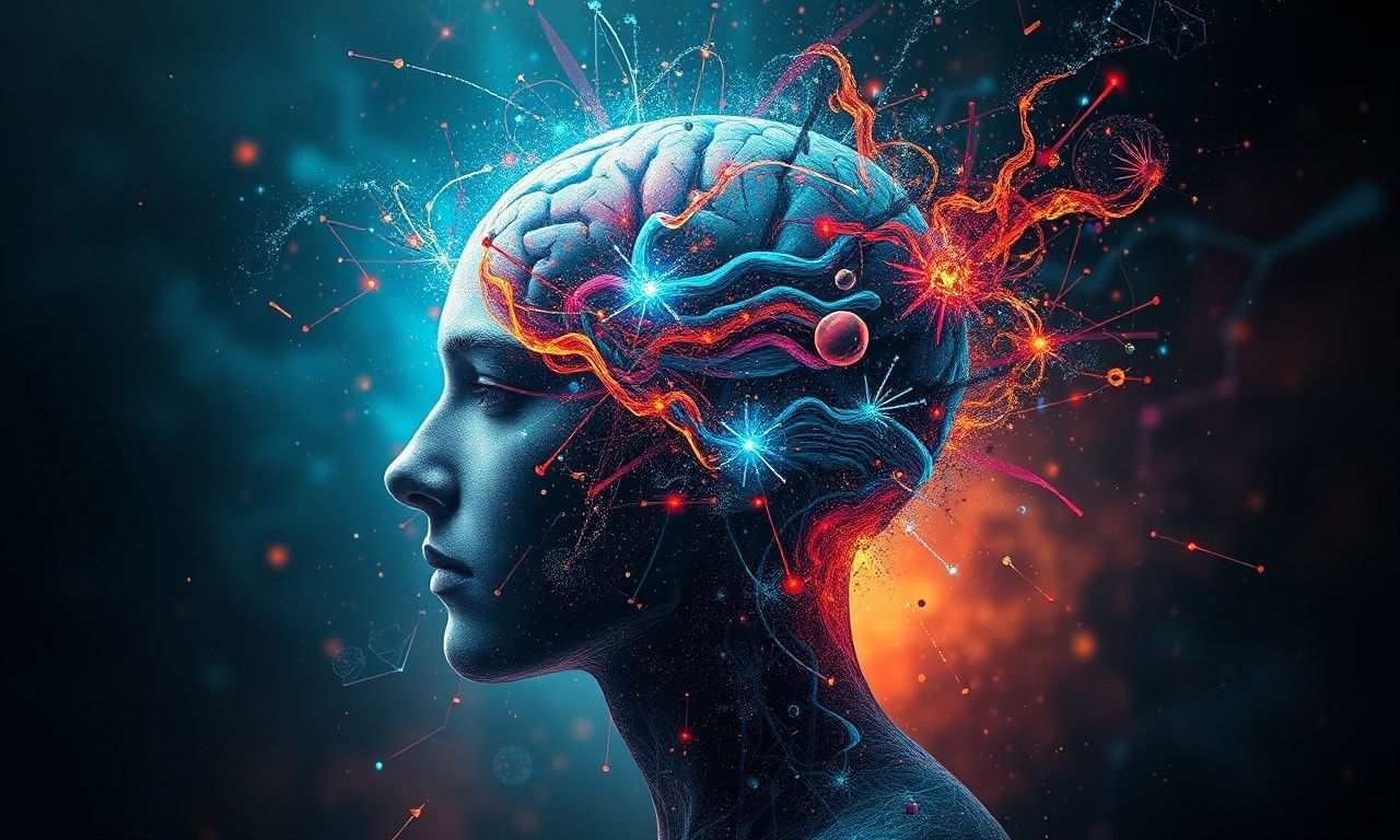 虚言癖の心理構造をイメージした抽象的な画像