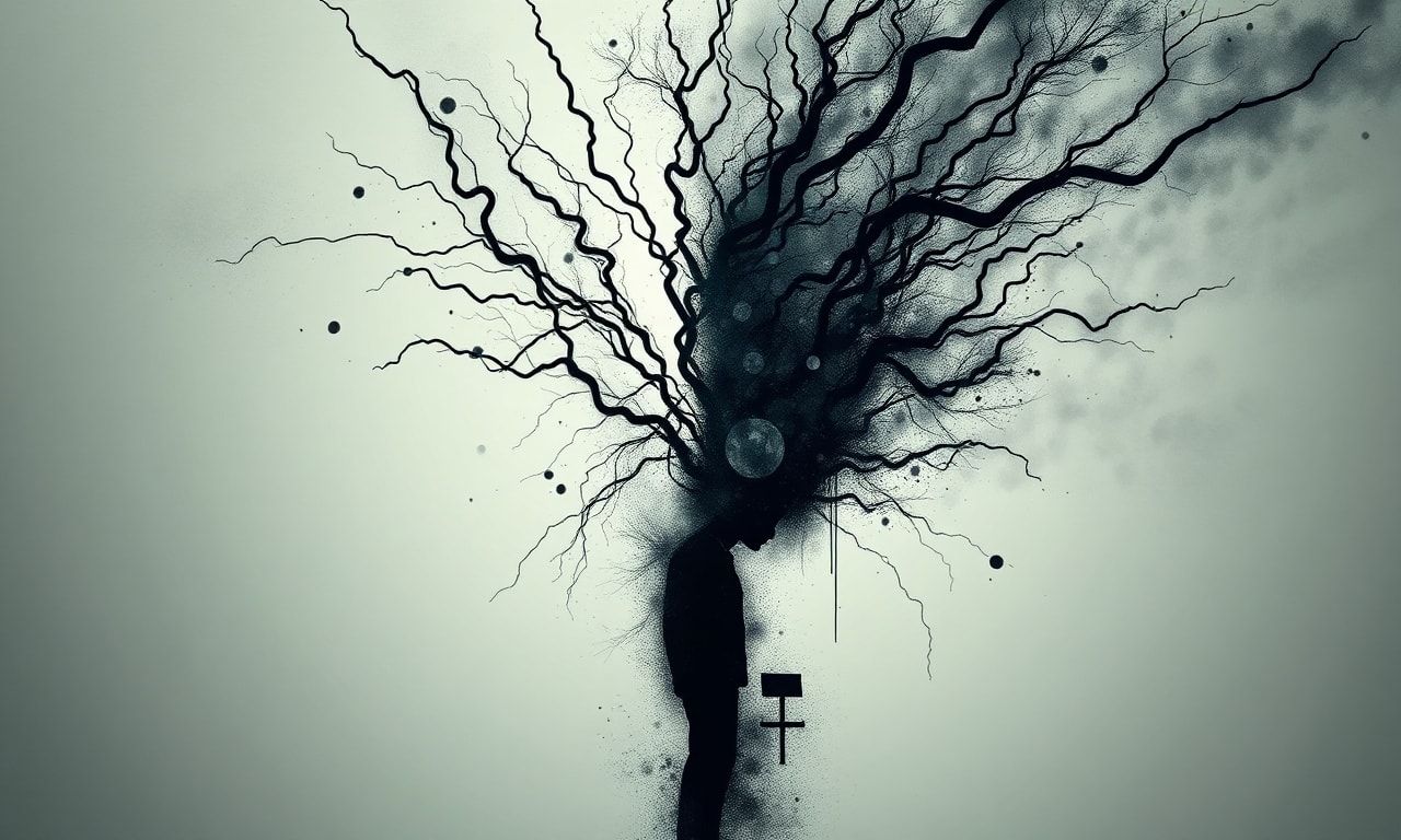 心の葛藤と不安のイメージ