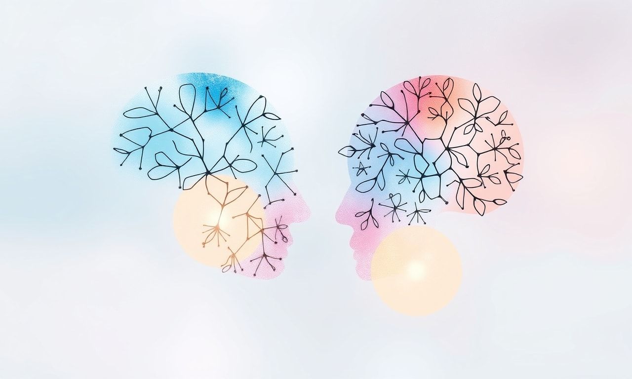 虚言癖と統合失調症の概念図