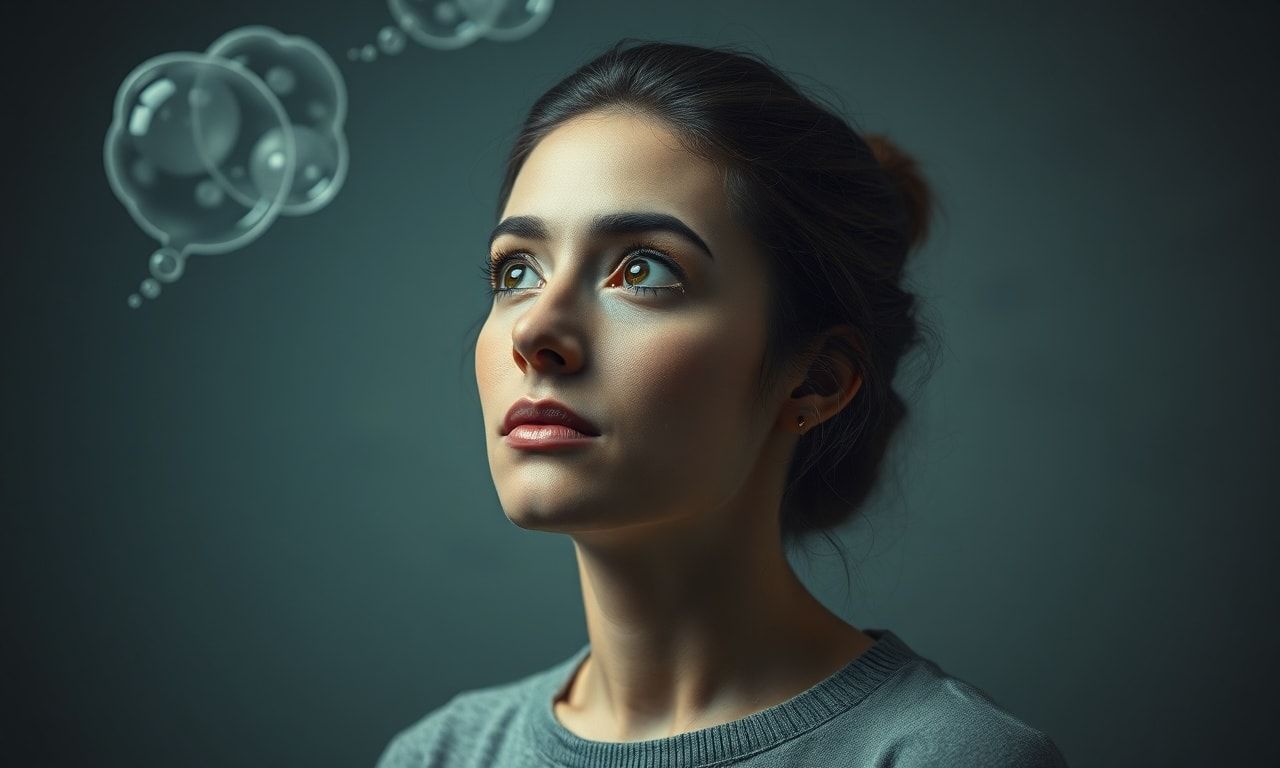 行動パターンの特徴を考える女性