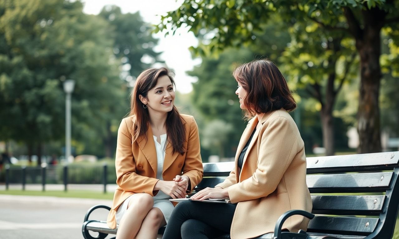 程よい距離感を保つ二人