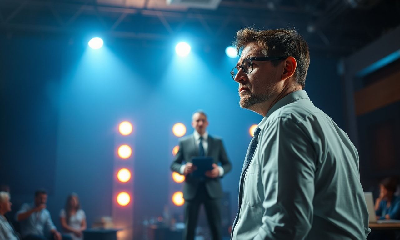 職場で嘘をつく上司に困惑する部下