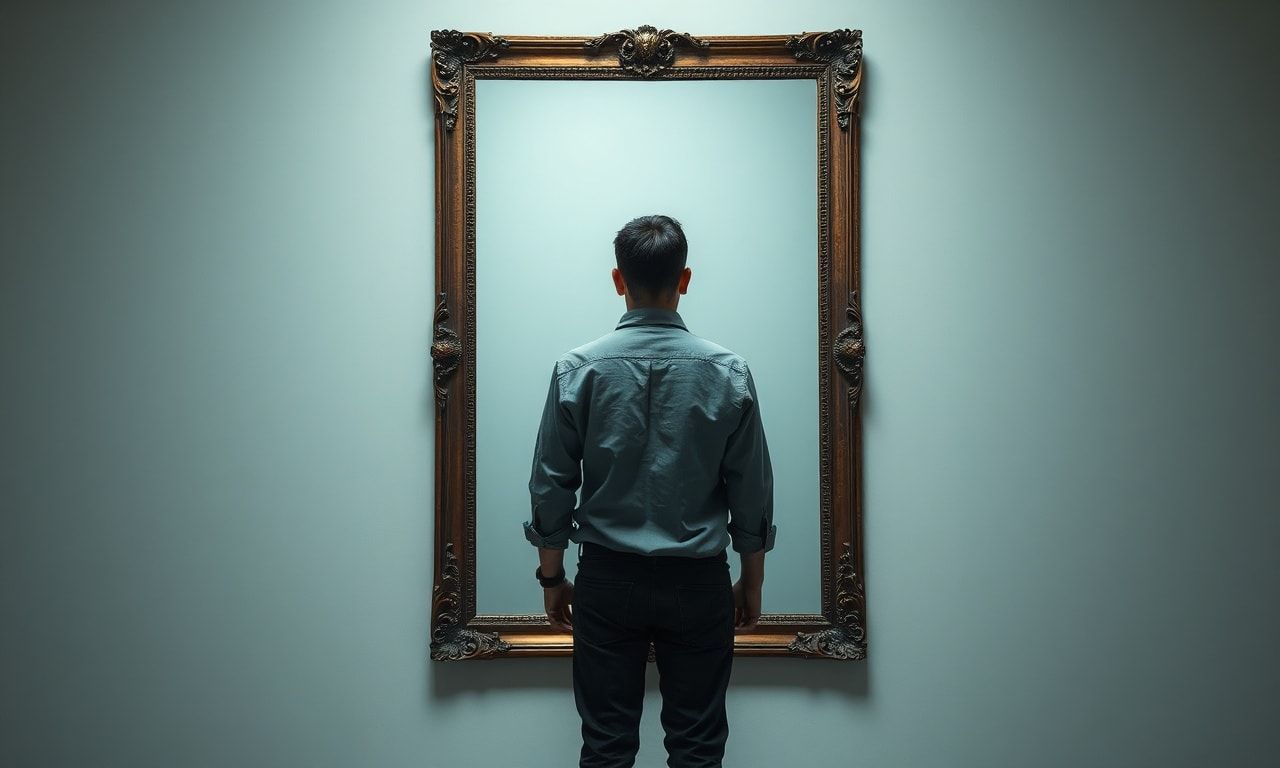 虚言癖と心理的な葛藤のイメージ