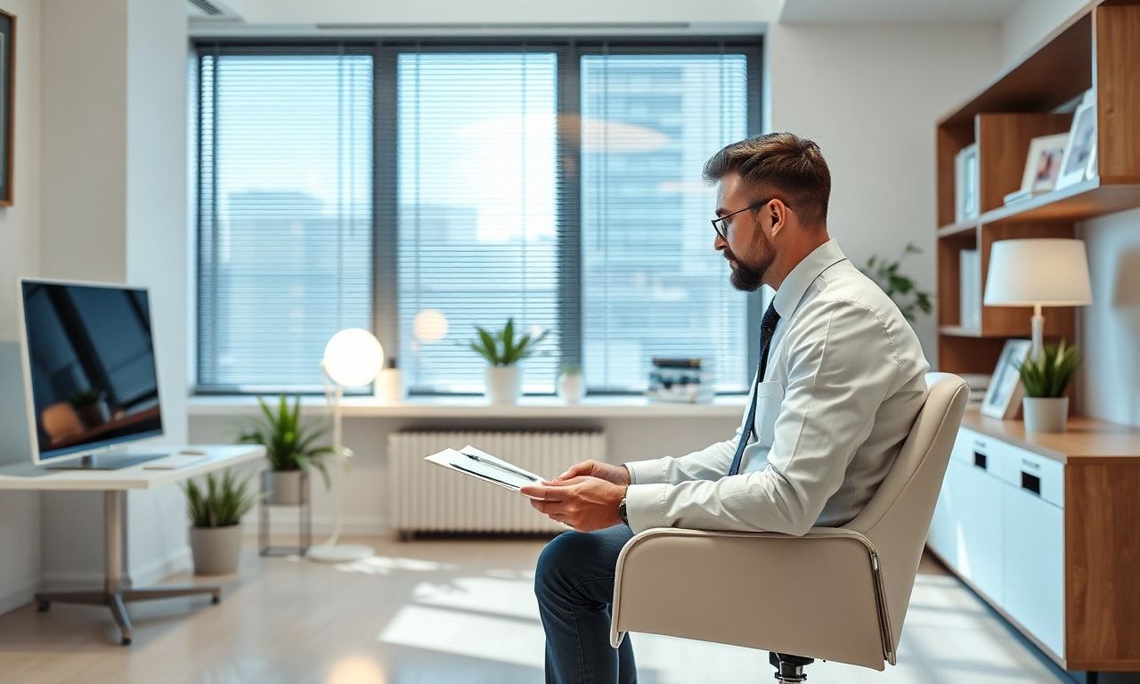 精神科医の専門的なイメージ