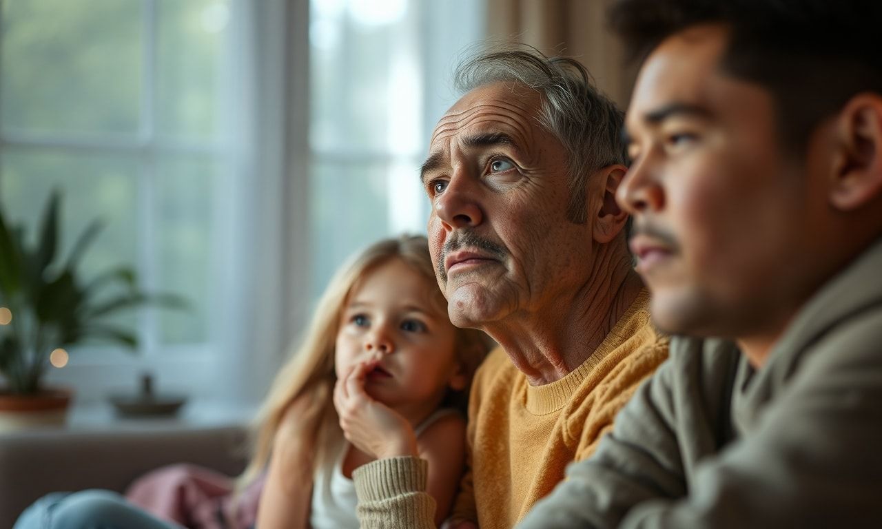 家族の虚言に悩む人のイメージ