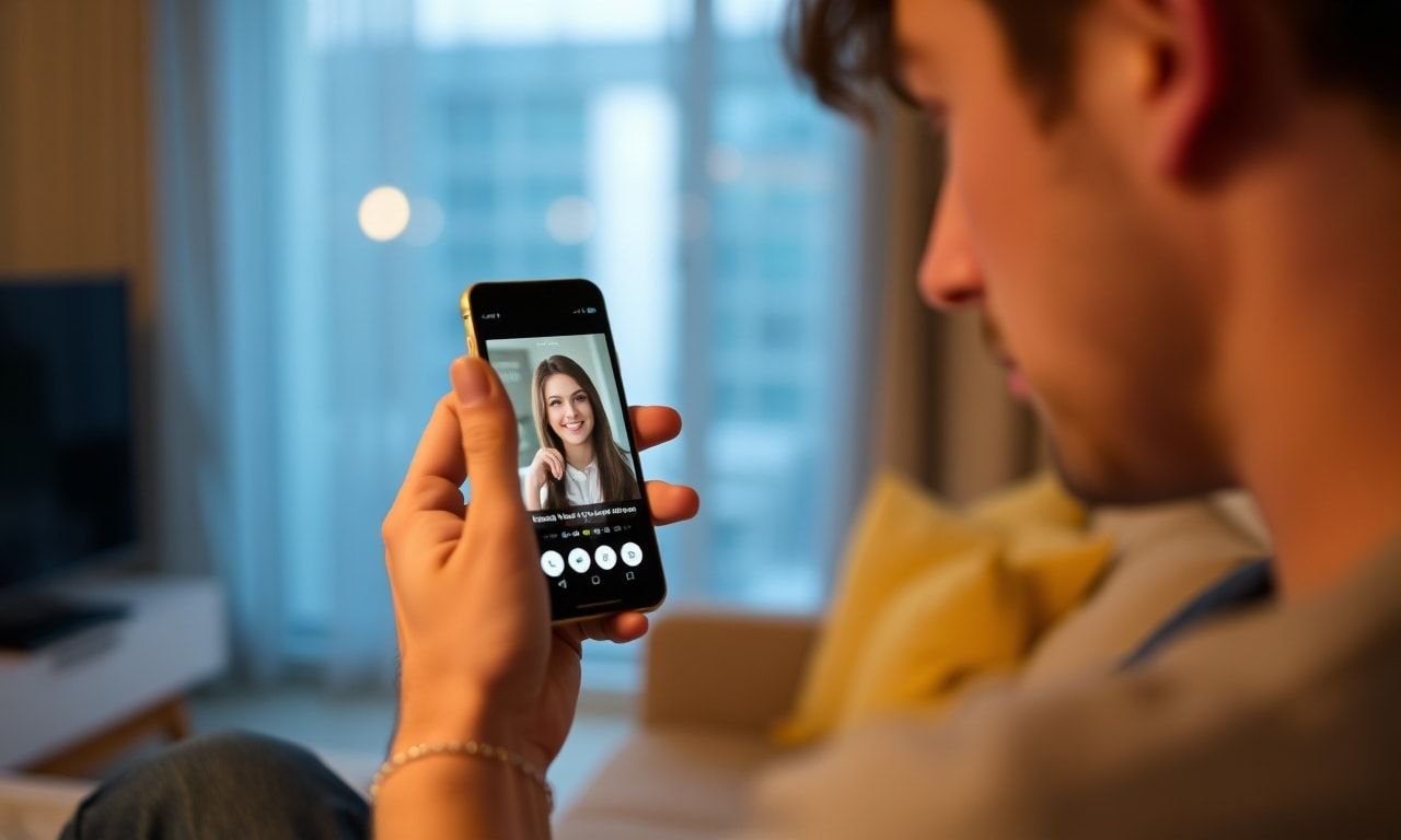 マッチングアプリを使う慎重なユーザー