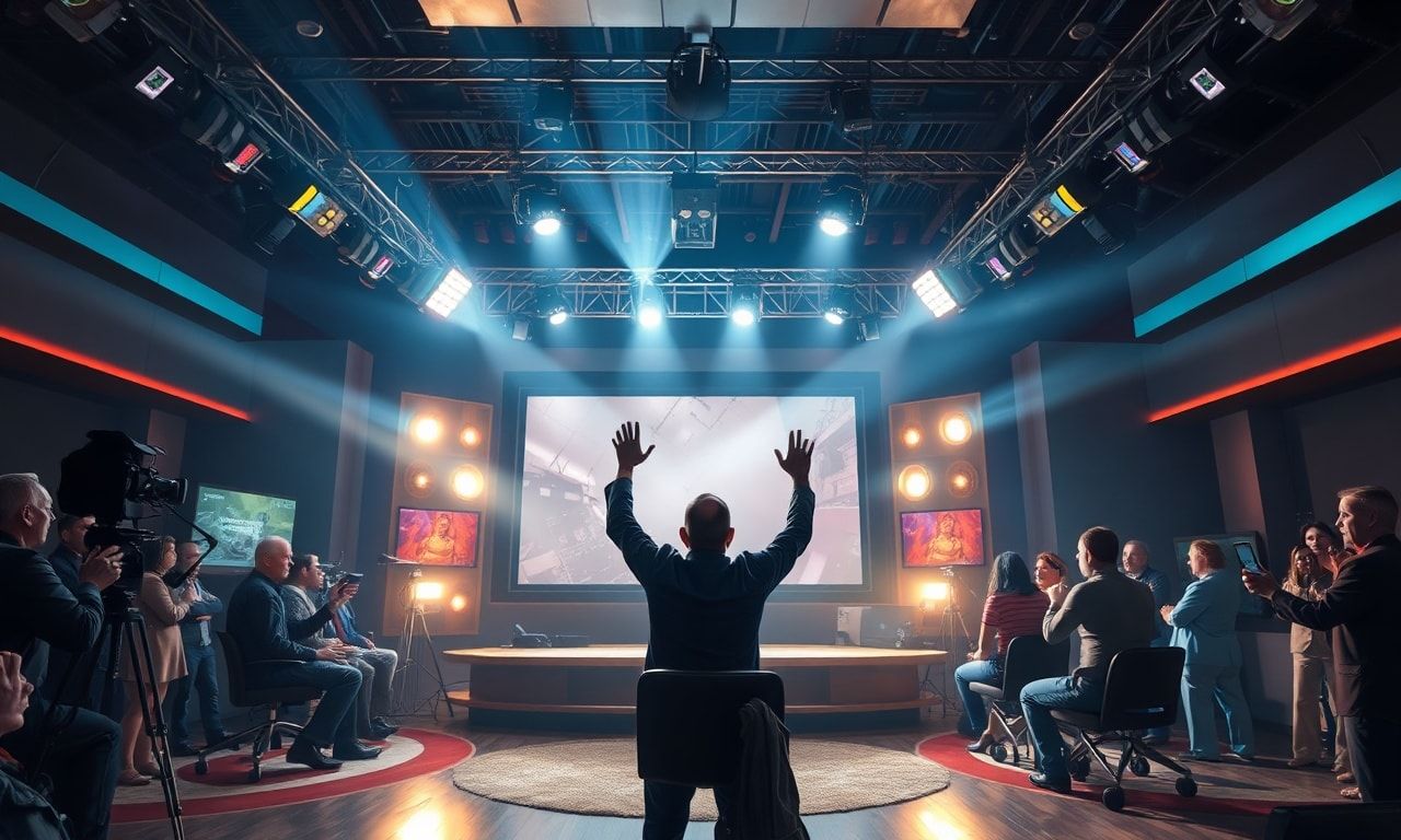 番組収録の衝撃シーンイメージ