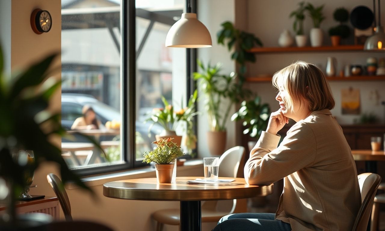 落ち着いた雰囲気での対話