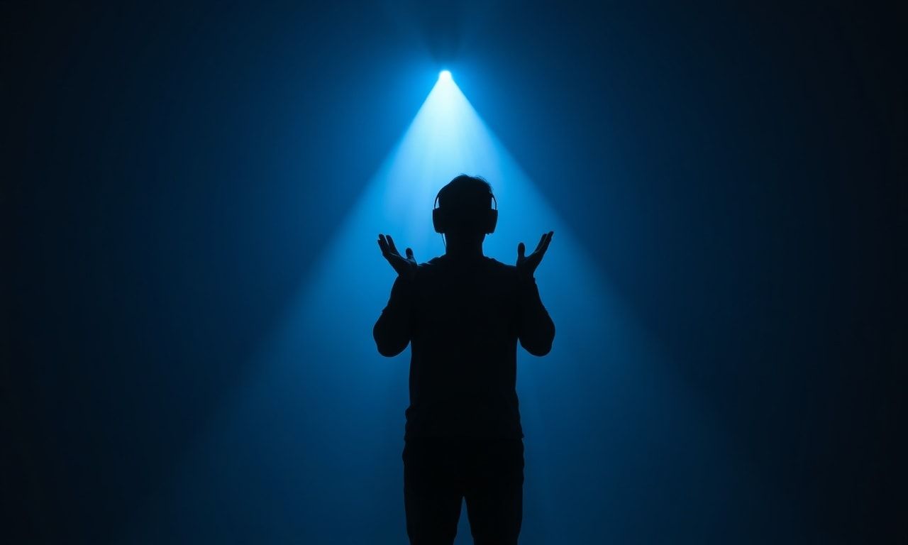 卒業を暗示するドラマチックなシルエット