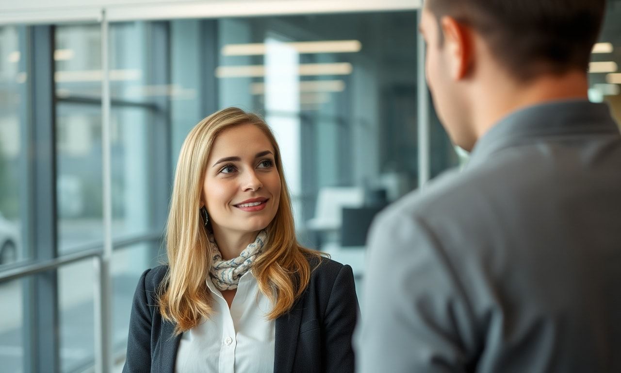 冷静に境界線を引いて話を聞く様子