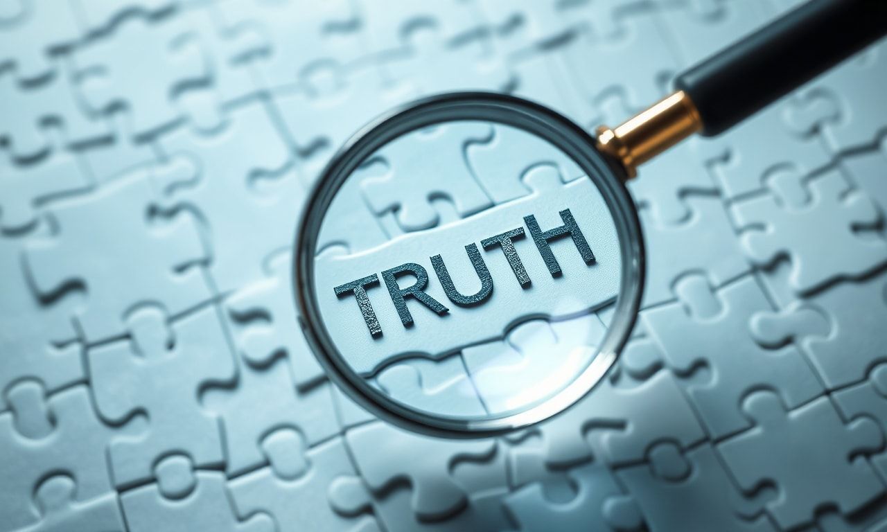 真実を見極めるイメージ