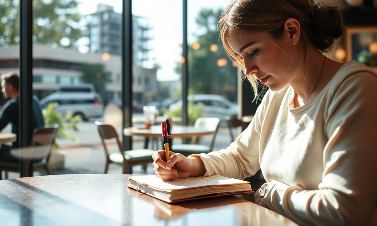 冷静に自分を見つめ直す女性のイメージ画像