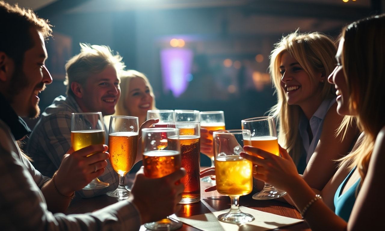 楽しくお酒と付き合うイメージ