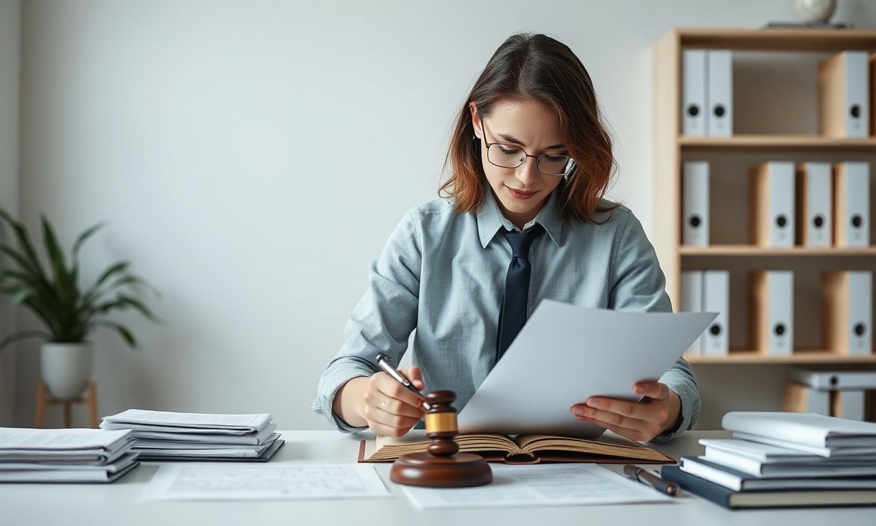 証拠を整理する様子