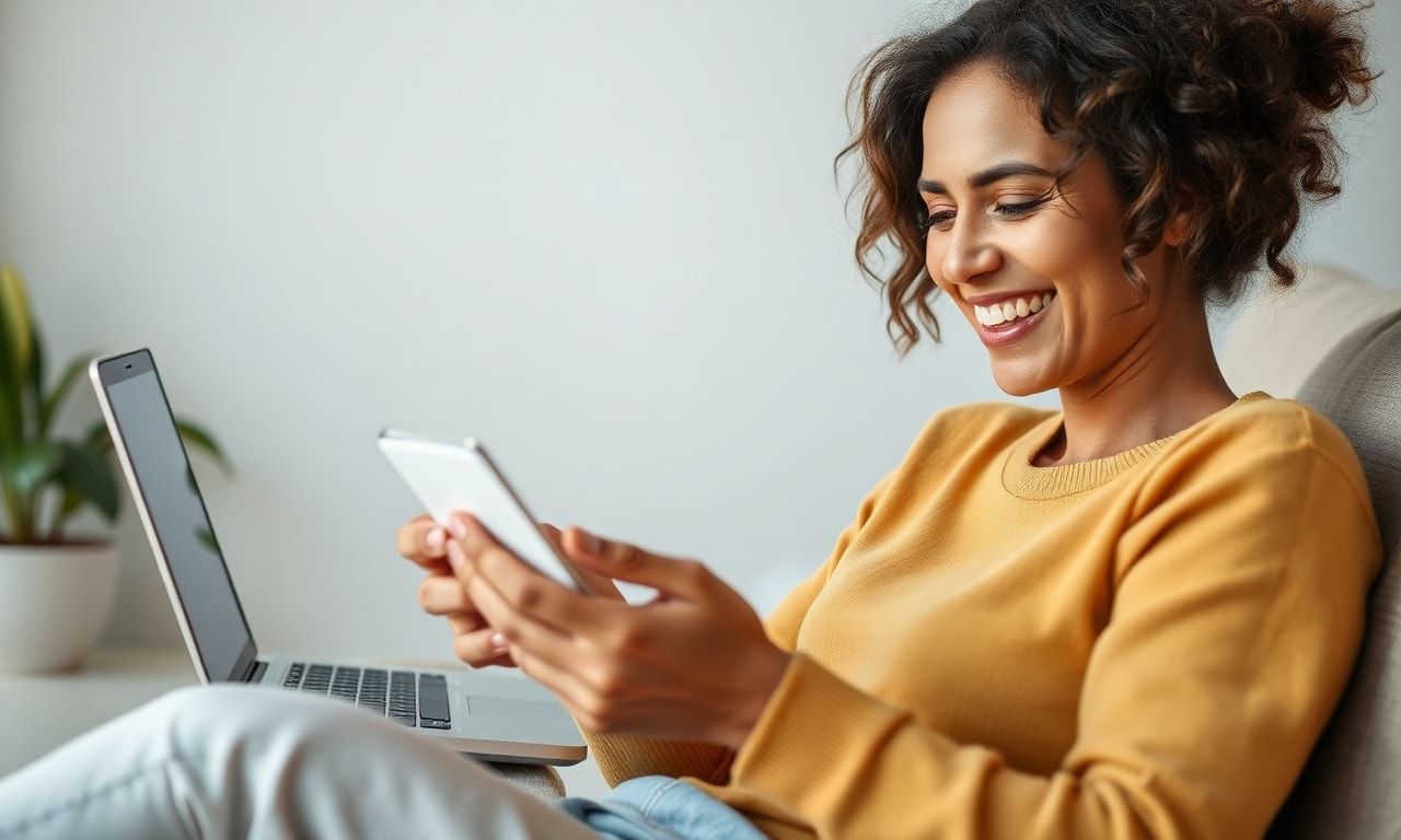 安全にマッチングアプリを楽しむ人