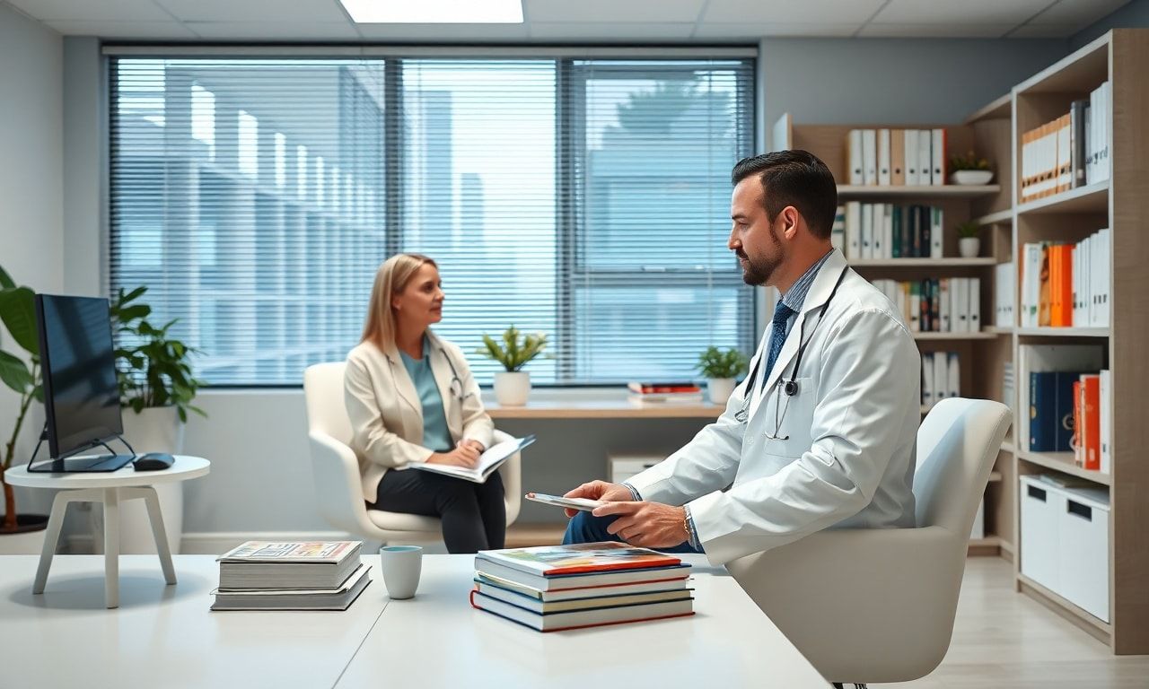 専門的なカウンセリングの現場をイメージした画像