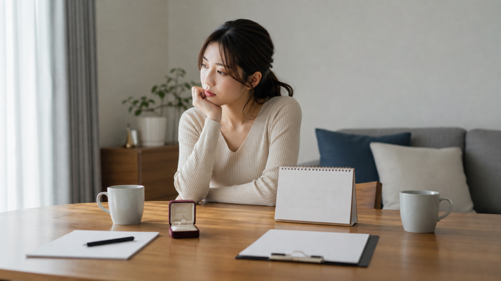 虚言癖の婚約者との結婚判断を入籍前に考える女性