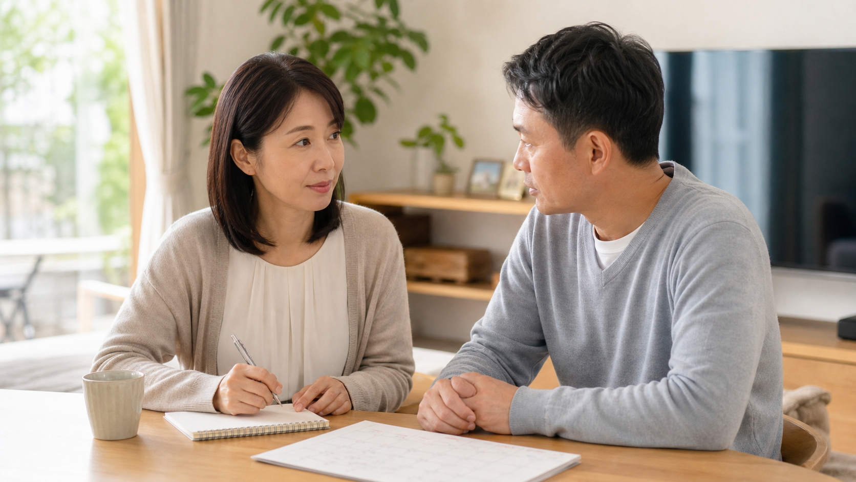 虚言癖の受診目安と家族対応を話し合うイメージ