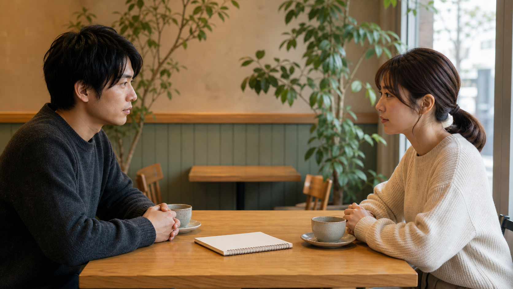 虚言癖の彼女と別れる基準を話し合うカップル
