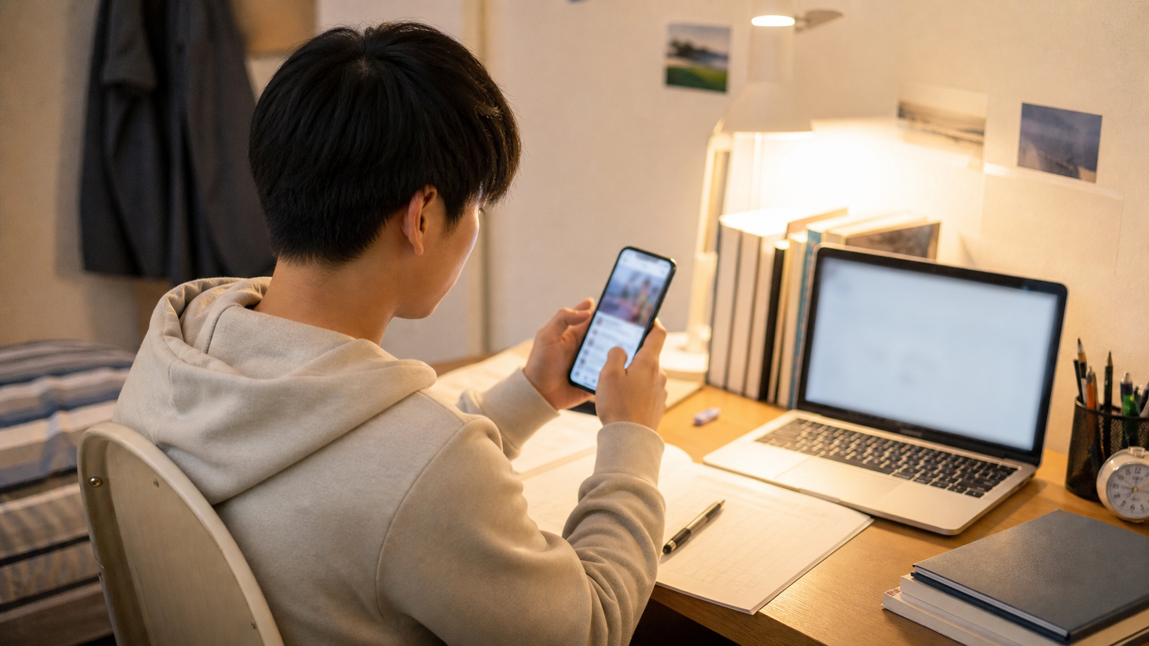 SNSの比較で背伸びしやすい大学生のイメージ