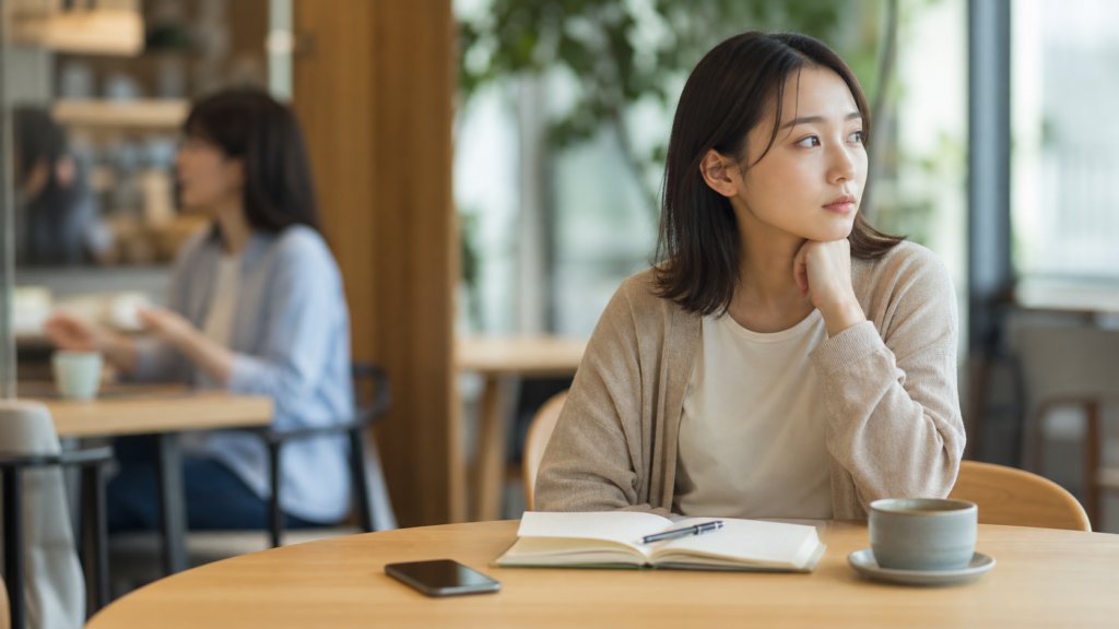 虚言癖がうざい友達や職場の相手に疲れた時の距離感を表す女性