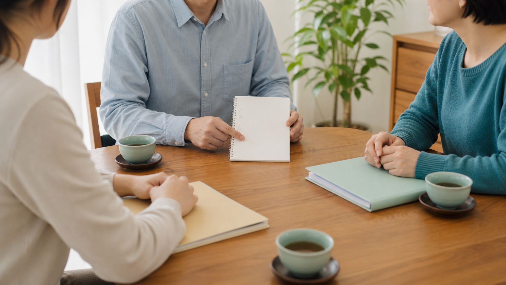 兄弟の虚言癖への対処法を家族で整理する様子