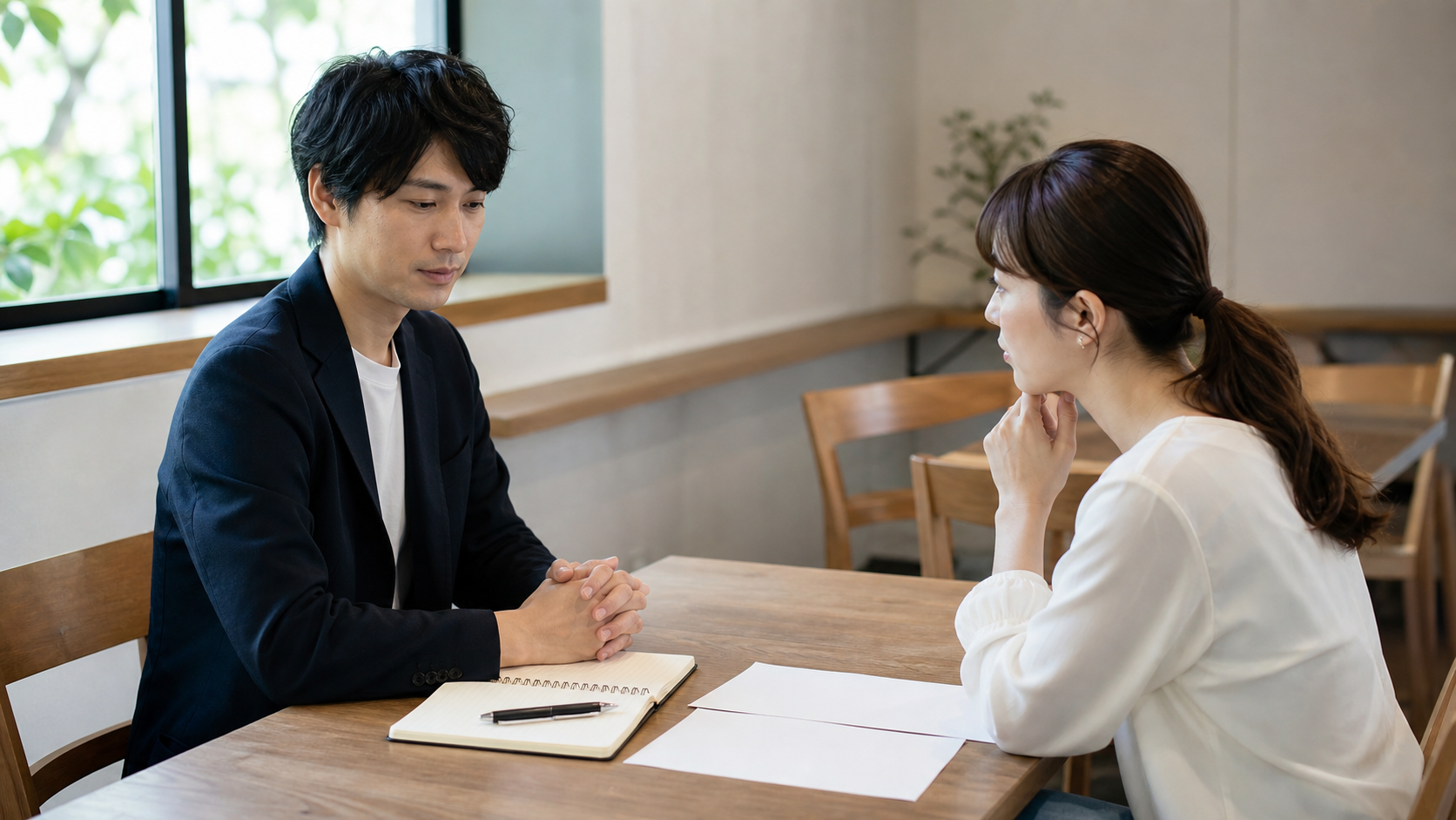 自分の都合のいいように嘘をつく人と向き合う場面