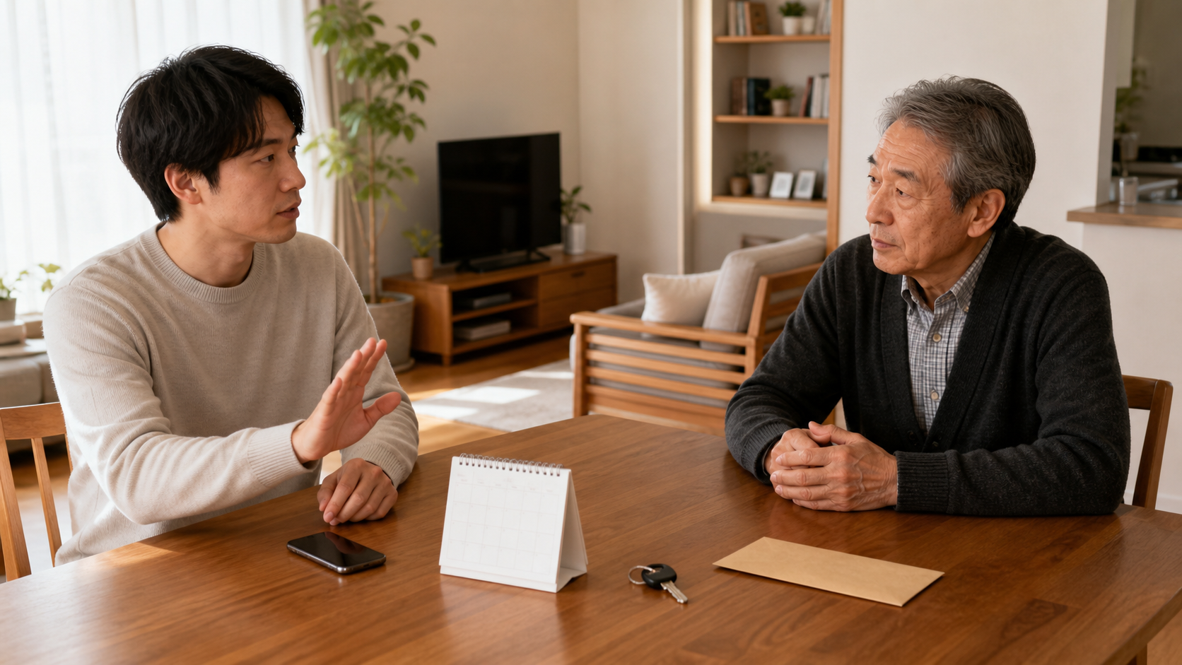 父親との連絡やお金や介護の境界線を落ち着いて決める成人した子ども