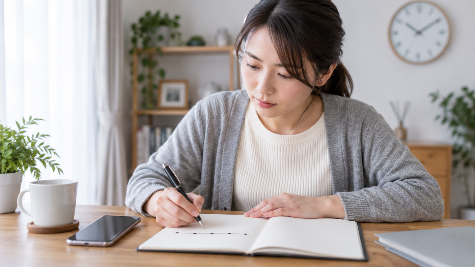 着信履歴と時系列メモからストーカー行為を整理する様子