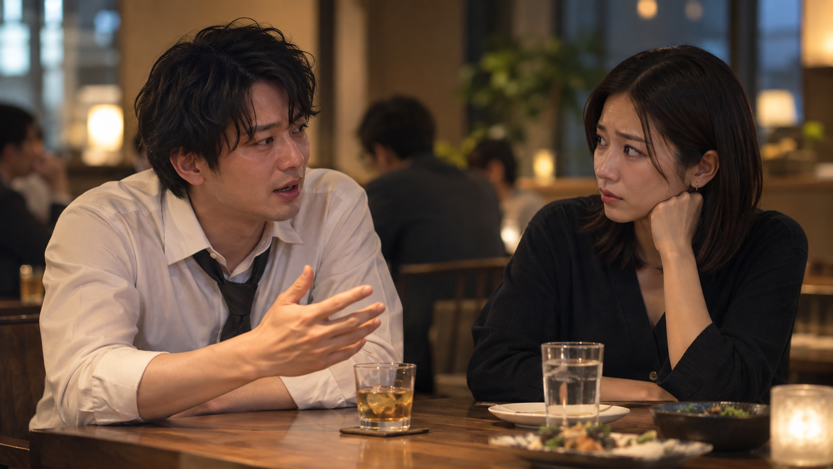 酔った人の発言が本音か嘘か迷いながら聞く人