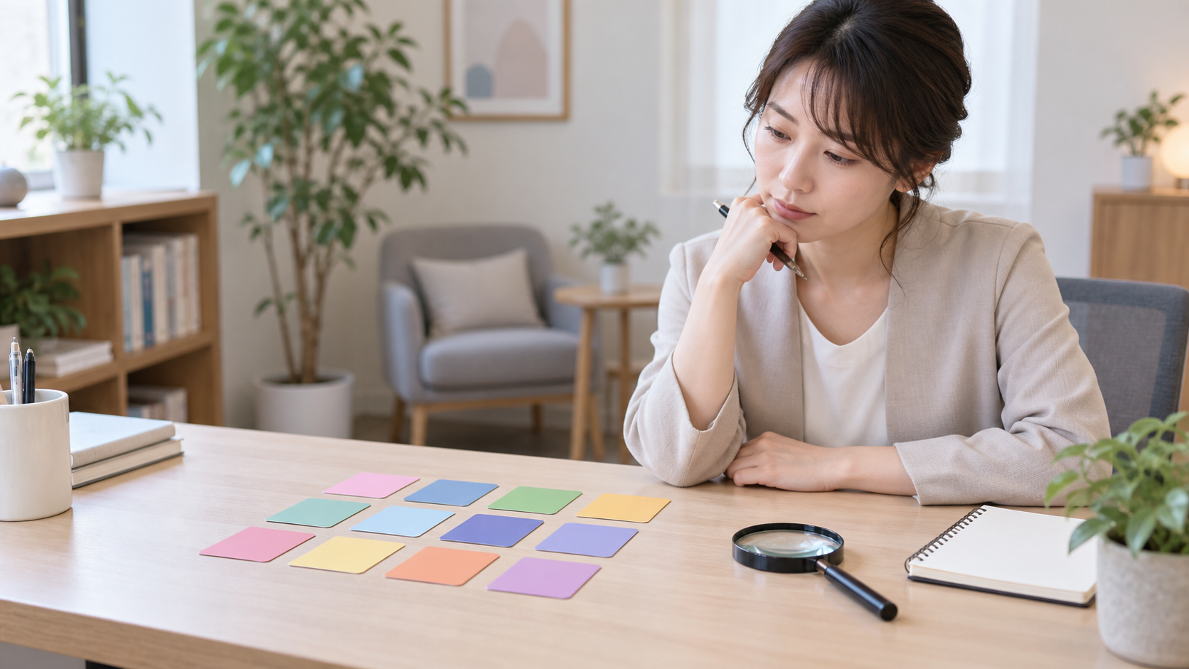 虚言癖とMBTIの関係を慎重に検討するイメージ