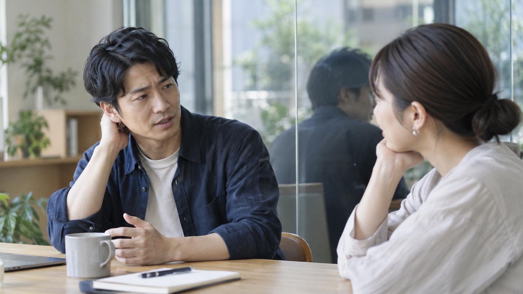 表情だけでは虚言癖を判断できない会話場面