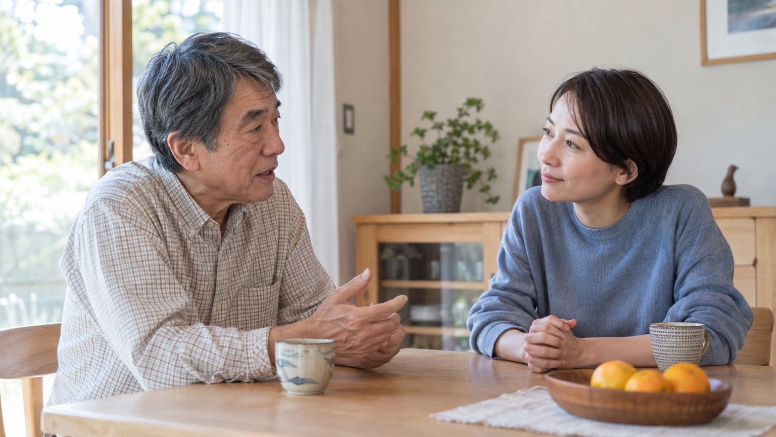 統合失調症の発言を嘘と決めつけず落ち着いて話を聞く家族