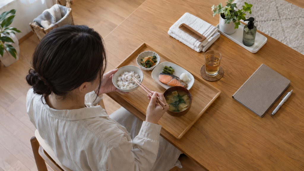 食事や身支度と予定管理に使う日用品