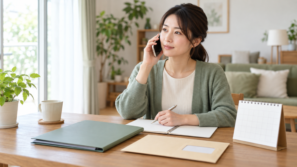 退職前に加入保険者へ給付条件を問い合わせる人